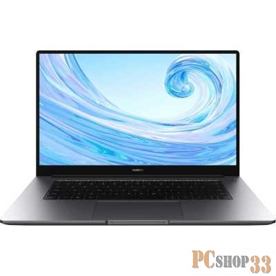 Ноутбук 15.6 IPS FHD Huawei MateBook D15 BOD-WDI9 silver (Core i3 1115G4/8Gb/256Gb SSD/VGA int/noOS) (53013SDW)