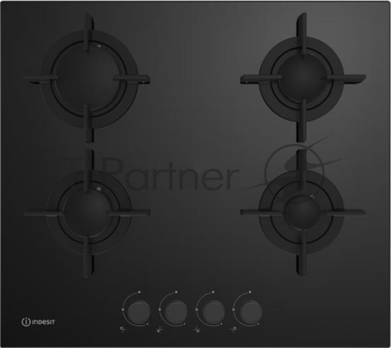 Газовая варочная поверхность Indesit INGT 61 IC/BK черный