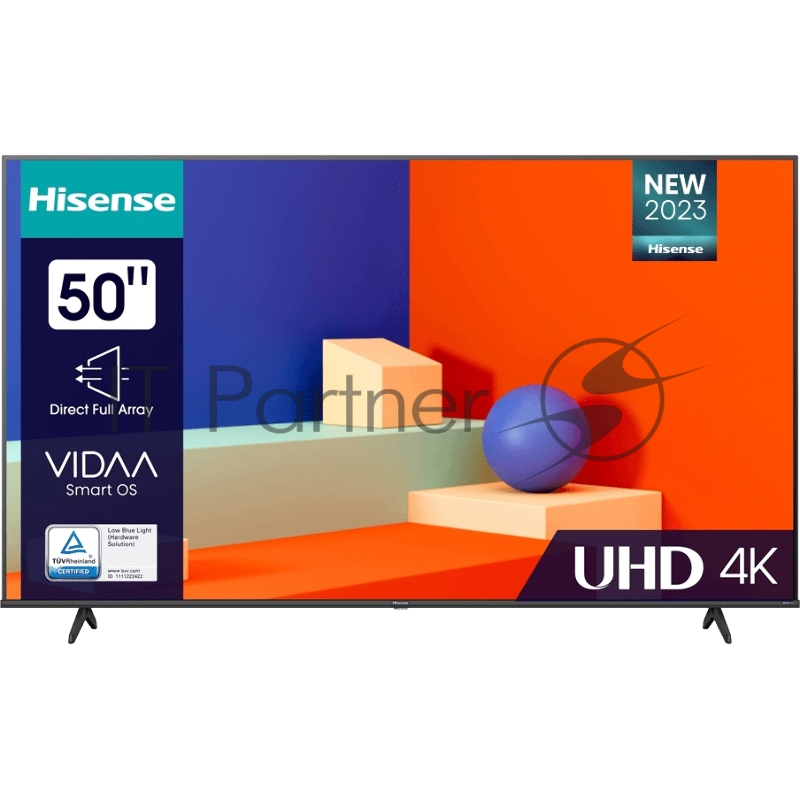 Телевизор LED Hisense 50 50A6K черный 4K Ultra HD 60Hz DVB-T DVB-T2 DVB-C DVB-S DVB-S2 USB WiFi Smart TV