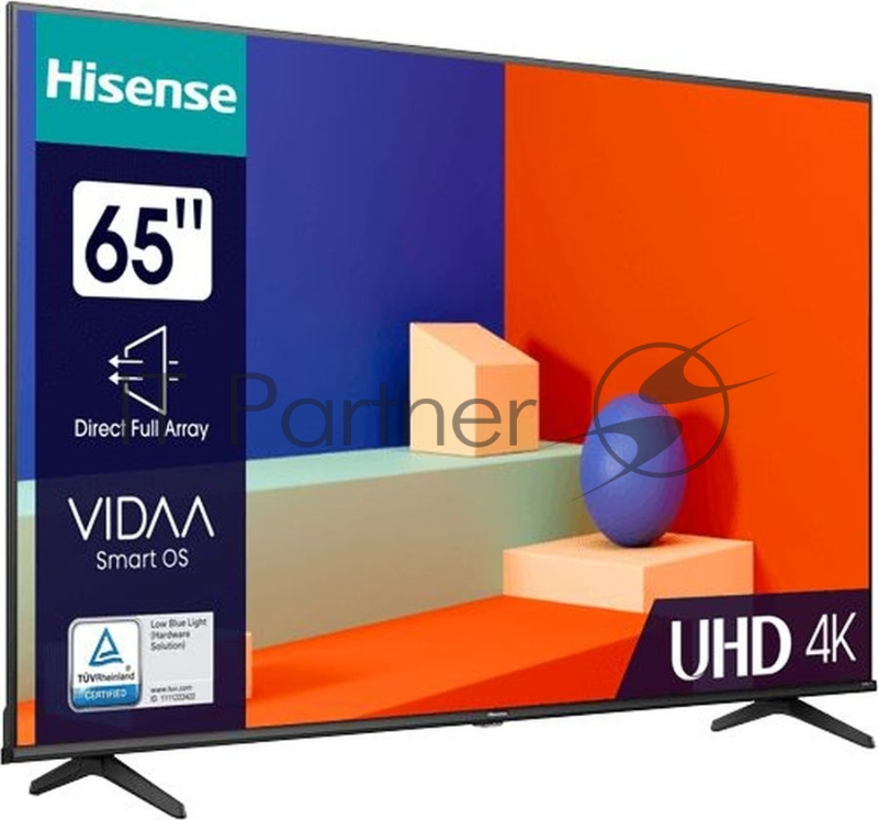 Телевизор LED Hisense 65 65A6K черный 4K Ultra HD 60Hz DVB-T DVB-T2 DVB-C DVB-S DVB-S2 USB WiFi Smart TV