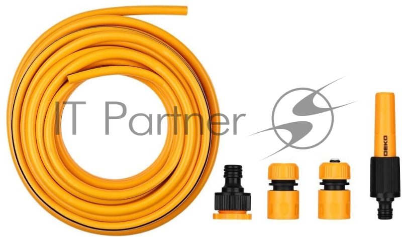 Шланг Deko DKI20 1/2 20м поливочный оранжевый/черный (065-0464)