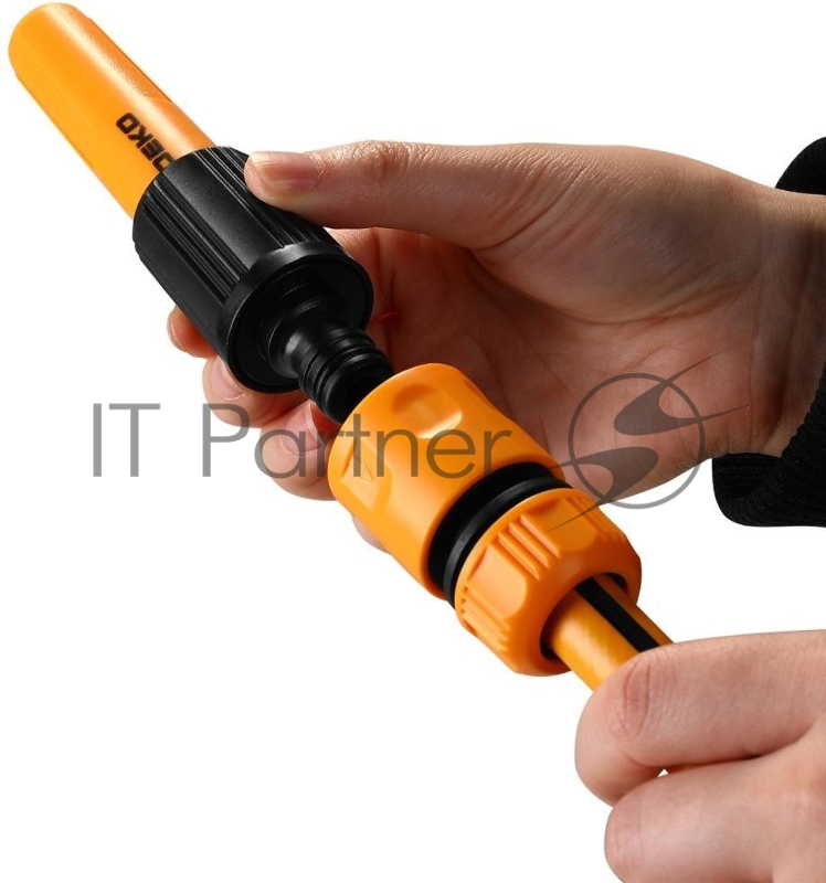 Шланг Deko DKI20 1/2 20м поливочный оранжевый/черный (065-0464)