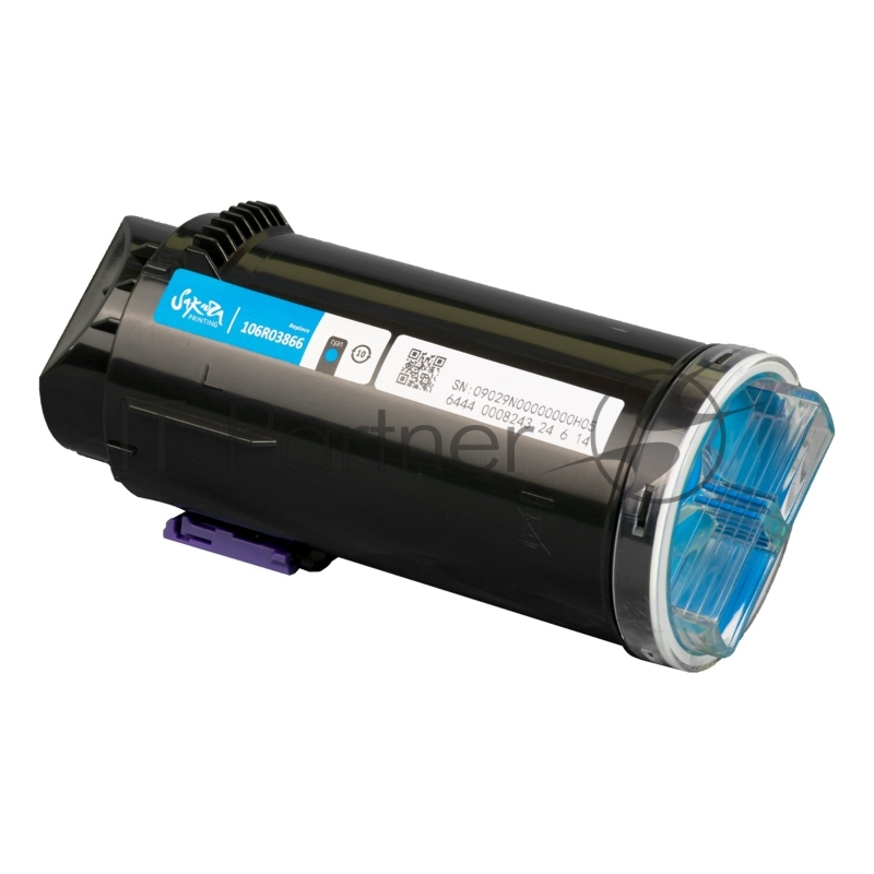 Картридж SAKURA 106R03866 для Xerox Phaser VersaLink C500dn/ C500n, C505S/ C505X, голубой, 9 000 к.