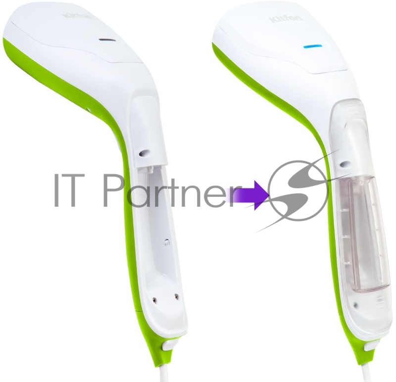 Отпариватель ручной Kitfort КТ-9117-2 1000Вт белый/салатовый