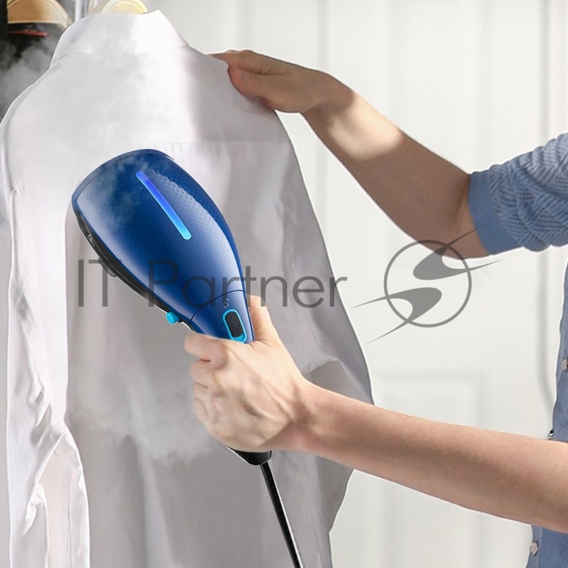 Отпариватель ручной Kitfort КТ-987 1200Вт черный/синий