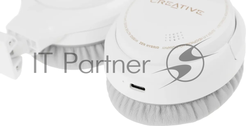 Гарнитура накладные Creative Zen Air Hybrid белый беспроводные bluetooth оголовье (51EF1010AA000)