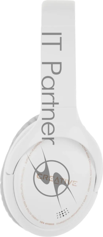 Гарнитура накладные Creative Zen Air Hybrid белый беспроводные bluetooth оголовье (51EF1010AA000)