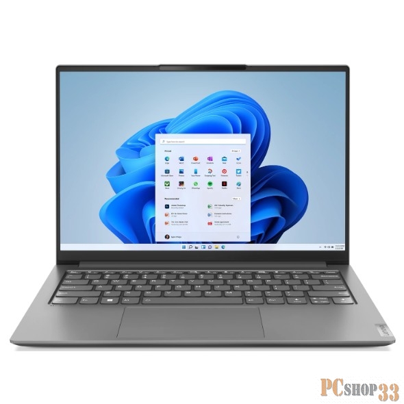 Ноутбук Lenovo Yoga Slim7 Pro 14IAP7 Core i5 1240P 16Gb SSD512Gb Intel Iris Xe graphics 14 IPS 2.2K (2240x1400) Windows 11 Home Single Language grey WiFi BT Cam (82SV00APRK)