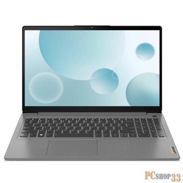 Ноутбук Lenovo IdeaPad 3 15IAU7 Core i3 1215U 8Gb SSD256Gb Intel UHD Graphics 15.6 IPS FHD (1920x1080) noOS grey WiFi BT Cam (82RK00PGRK)
