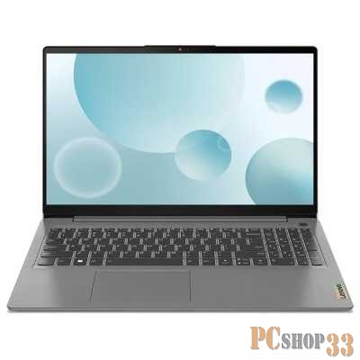 Ноутбук Lenovo IdeaPad 3 15IAU7 Core i7 1255U 8Gb SSD512Gb Intel UHD Graphics 15.6 IPS FHD (1920x1080) Windows 11 Home Single Language grey WiFi BT Cam (82RK00J2RK)