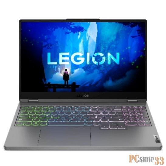 Ноутбук Lenovo Legion 5 15IAH7H Core i5 12500H 16Gb SSD512Gb NVIDIA GeForce RTX 3060 6Gb 15.6 IPS FHD (1920x1080) noOS grey WiFi BT Cam (82RB00NVRK)