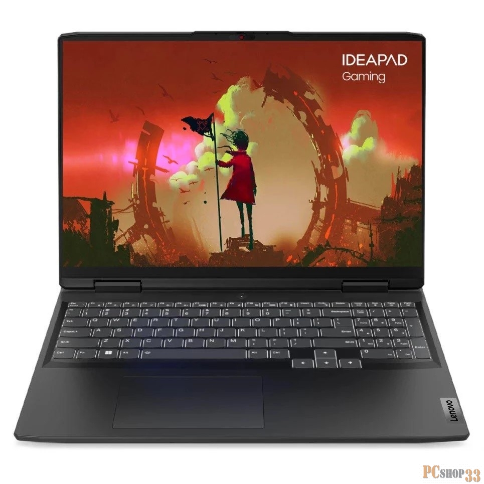 Ноутбук Lenovo IP Gaming 3 16ARH7 Ryzen 7 6800H 16Gb SSD512Gb NVIDIA GeForce RTX 3050 Ti 4Gb 16 IPS WUXGA (1920x1200) noOS grey WiFi BT Cam (82SC0046RK)