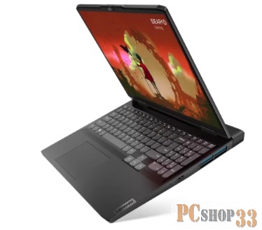 Ноутбук Lenovo IP Gaming 3 16ARH7 Ryzen 7 6800H 16Gb SSD512Gb NVIDIA GeForce RTX 3050 Ti 4Gb 16 IPS WUXGA (1920x1200) noOS grey WiFi BT Cam (82SC0046RK)