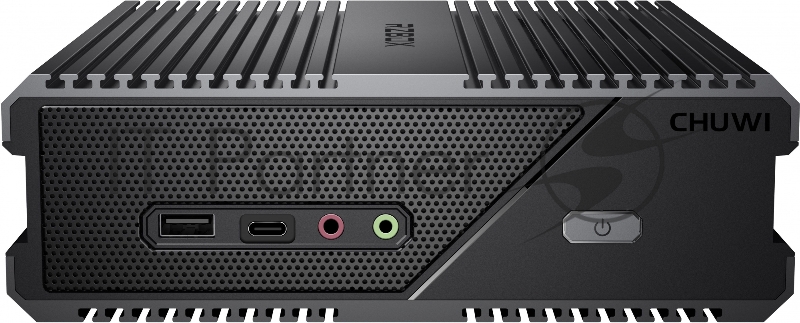 Компьютер Мини Chuwi RZBox Ryzen 7 5800H (3.2) 16Gb SSD512Gb RGr Windows 11 Home 2xGbitEth WiFi BT серый