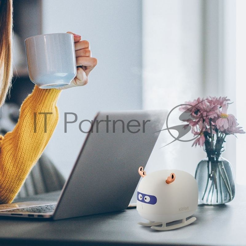 Увлажнитель воздуха Kitfort КТ-2862 1.5Вт (ультразвуковой) белый