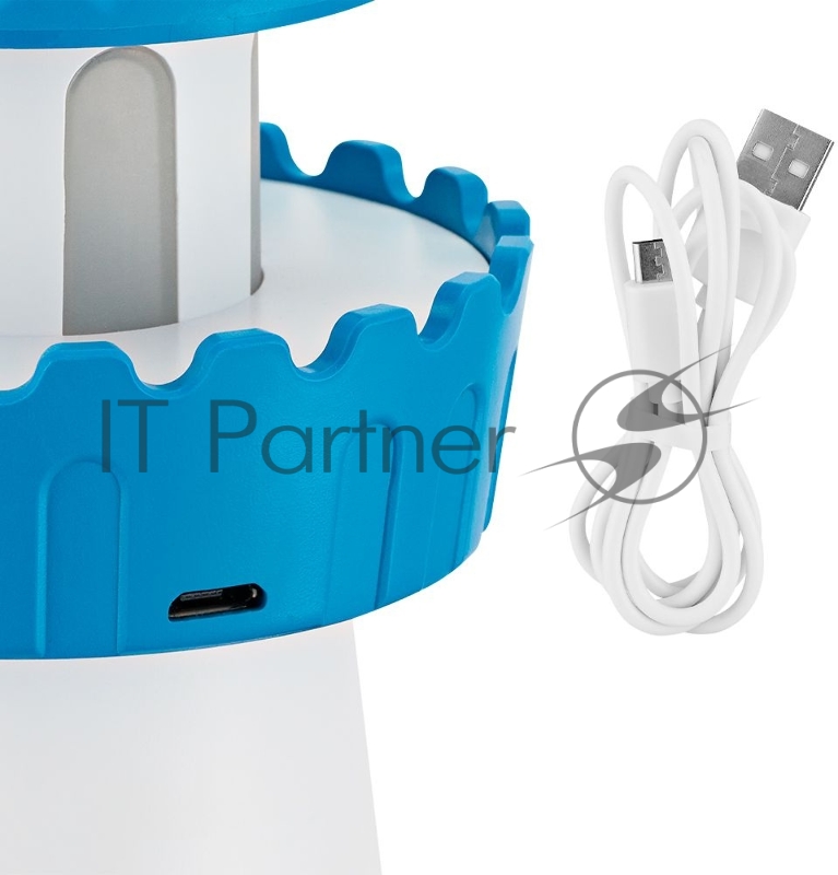 Увлажнитель воздуха Kitfort КТ-2864 2.5Вт (ультразвуковой) белый/голубой