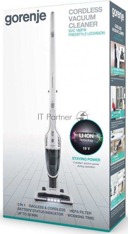 Пылесос Gorenje SVC180FW