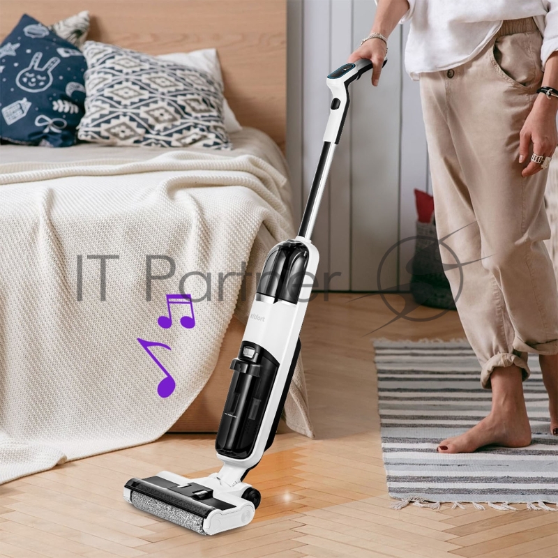 Пылесос моющий Kitfort КТ-5155 150Вт черный/белый