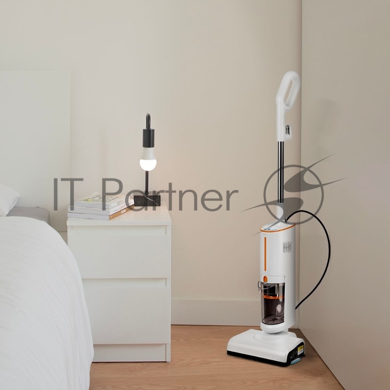 Пылесос паровой Kitfort КТ-5157-2 1000Вт белый/оранжевый