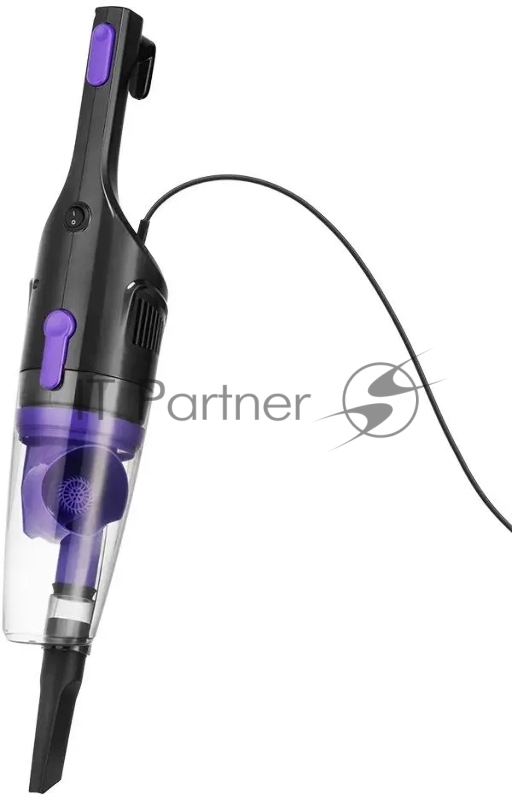 Пылесос ручной Kitfort КТ-5156 600Вт черный/фиолетовый