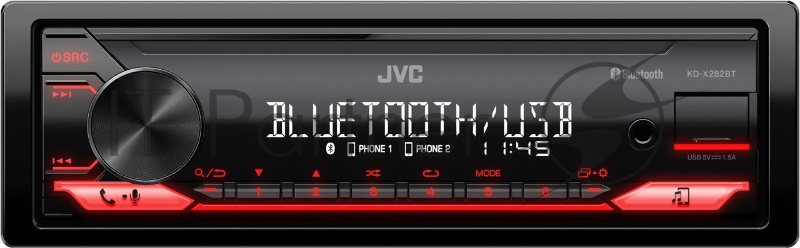 Автомагнитола JVC KD-X282BT 1DIN 4x50Вт