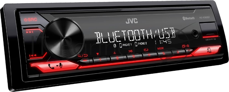 Автомагнитола JVC KD-X282BT 1DIN 4x50Вт