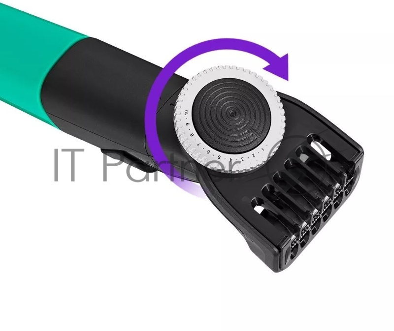 Триммер Kitfort КТ-3139-2 черный/зеленый 5Вт (насадок в компл:4шт)