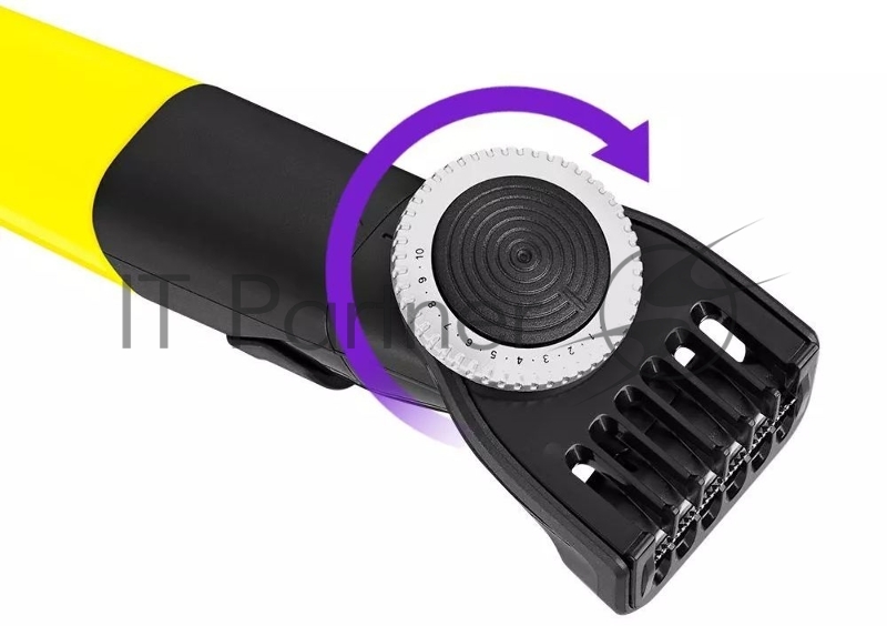 Триммер Kitfort КТ-3139-3 черный/желтый 5Вт (насадок в компл:4шт)