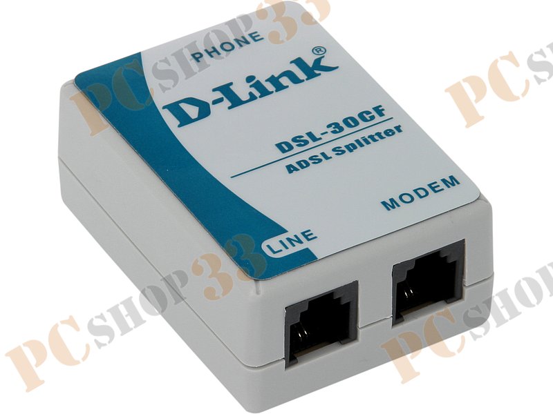 Сплиттер для ADSL-модема D-Link DSL-30CF