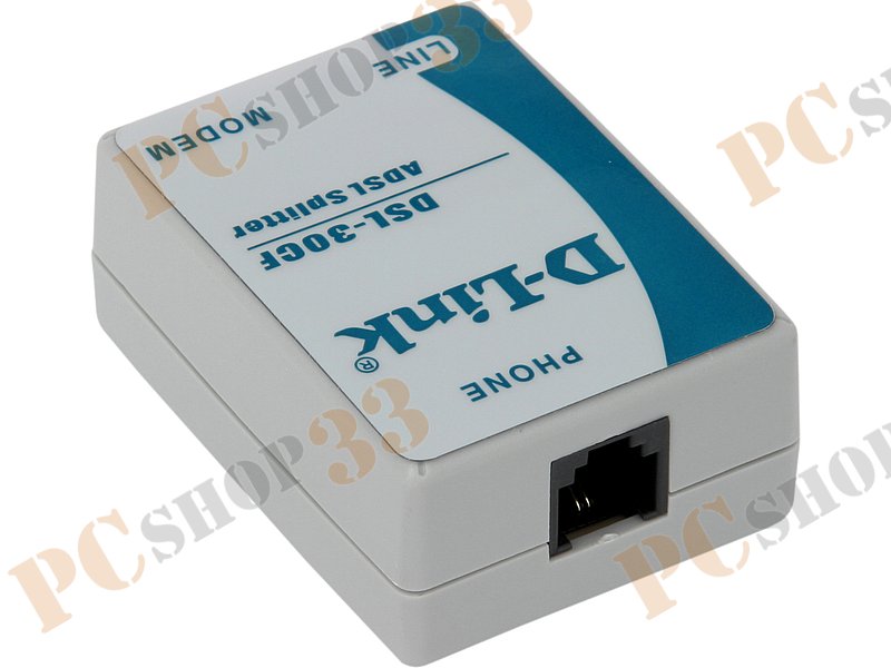 Сплиттер для ADSL-модема D-Link DSL-30CF