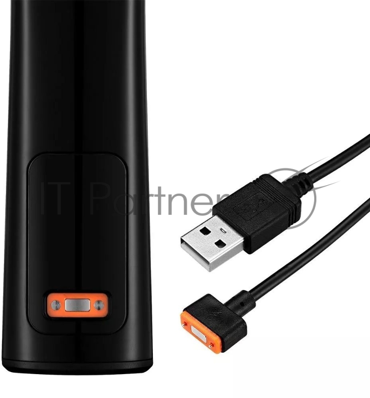 Триммер Kitfort КТ-3141-2 черный/оранжевый 5Вт (насадок в компл:14шт)