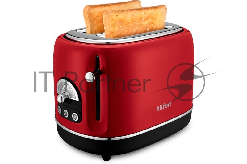 Тостер Kitfort КТ-4004-1 815Вт красный/черный
