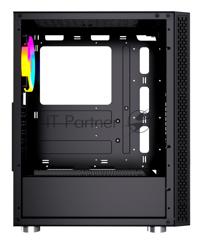 Корпус GMNG GG-CC110 черный без БП ATX 5x120mm 2x140mm 2xUSB2.0 1xUSB3.0 audio bott PSU