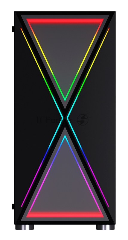 Корпус GMNG GG-CC110 черный без БП ATX 5x120mm 2x140mm 2xUSB2.0 1xUSB3.0 audio bott PSU