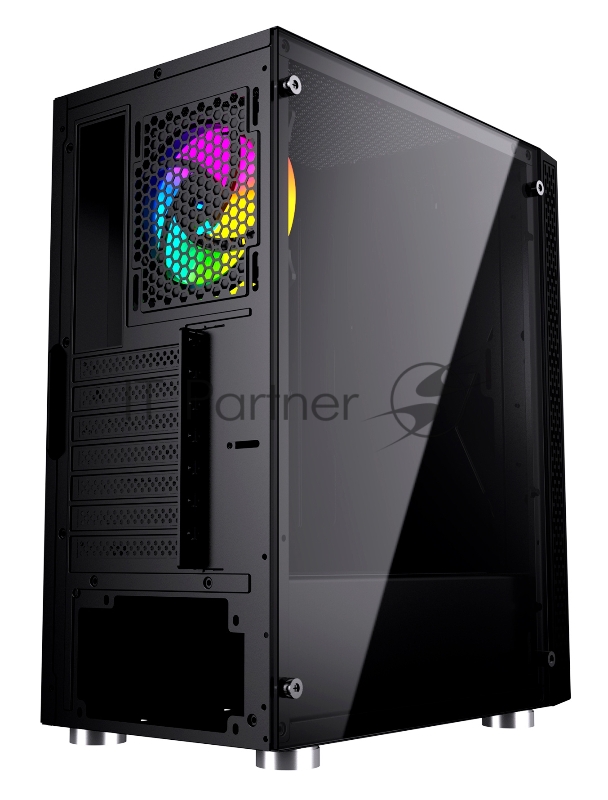 Корпус GMNG GG-CC110 черный без БП ATX 5x120mm 2x140mm 2xUSB2.0 1xUSB3.0 audio bott PSU