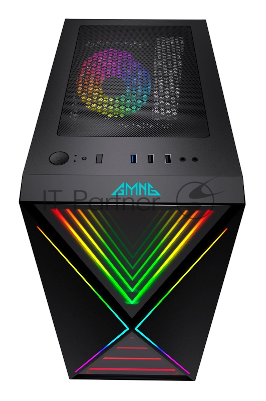 Корпус GMNG GG-CC110 черный без БП ATX 5x120mm 2x140mm 2xUSB2.0 1xUSB3.0 audio bott PSU
