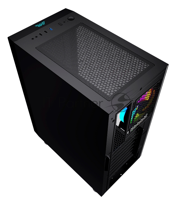 Корпус GMNG GG-CC110 черный без БП ATX 5x120mm 2x140mm 2xUSB2.0 1xUSB3.0 audio bott PSU