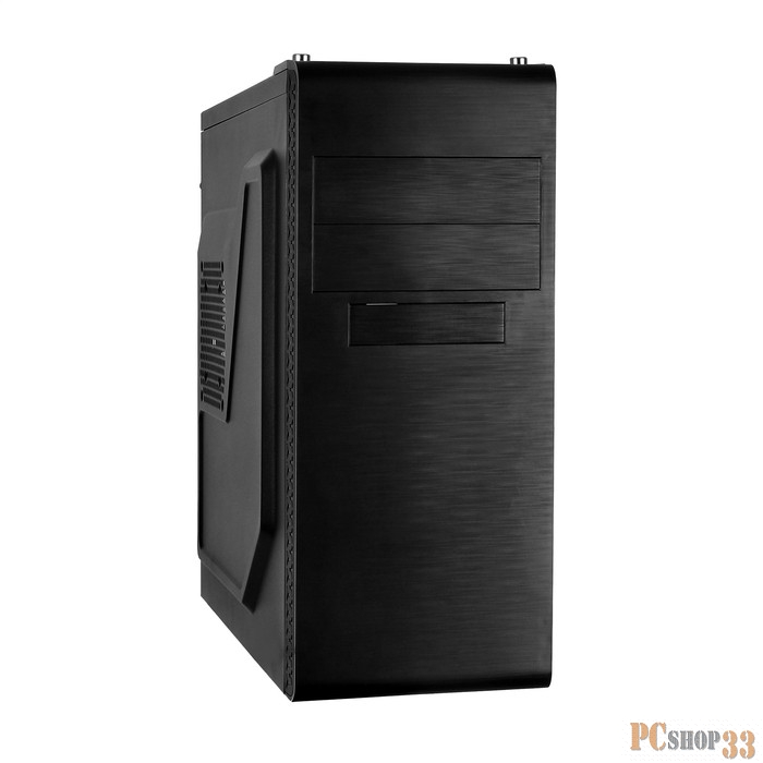 Корпус Miditower ExeGate UN-603-UN600 (ATX, БП UN600 с вент. 12см, 2*USB, аудио, черный)