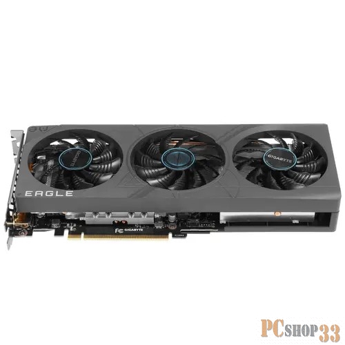 Видеокарта Gigabyte PCI-E 4.0 GV-N4060EAGLE OC-8GD NVIDIA GeForce RTX 4060 8192Mb 128 GDDR6 2580/18000 HDMIx2 DPx2 HDCP Ret