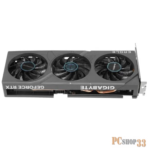 Видеокарта Gigabyte PCI-E 4.0 GV-N4060EAGLE OC-8GD NVIDIA GeForce RTX 4060 8192Mb 128 GDDR6 2580/18000 HDMIx2 DPx2 HDCP Ret