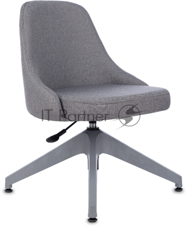 Кресло Бюрократ CH-340GLZ серый 38-404 крестов.4-луч. пластик пластик серый