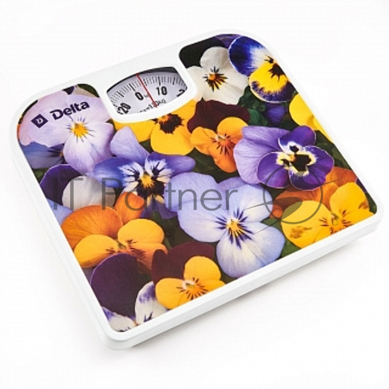 Весы напольные DELTA D-9405 Анютины глазки, 130 кг (10)