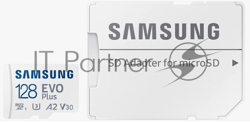 Флеш карта microSDXC 128GB Samsung EVO Plus Memory Card Samsung MB-MC128KA UHS-I U1 Class 10, Adapter, 130 MB/s, 10000 циклов, - 25°C to 85°C, RTL