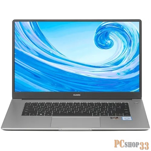 Ноутбук Huawei MateBook D 15 BoM-WFP9 Ryzen 7 5700U 16Gb SSD512Gb AMD Radeon 15.6 IPS FHD (1920x1080) noOS silver WiFi BT Cam (53013SPN)