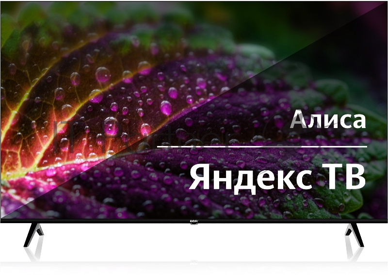 Телевизор LED BBK 65 65LEX-8204/UTS2C Яндекс.ТВ черный 4K Ultra HD 60Hz DVB-T2 DVB-C DVB-S2 USB WiFi Smart TV (RUS)