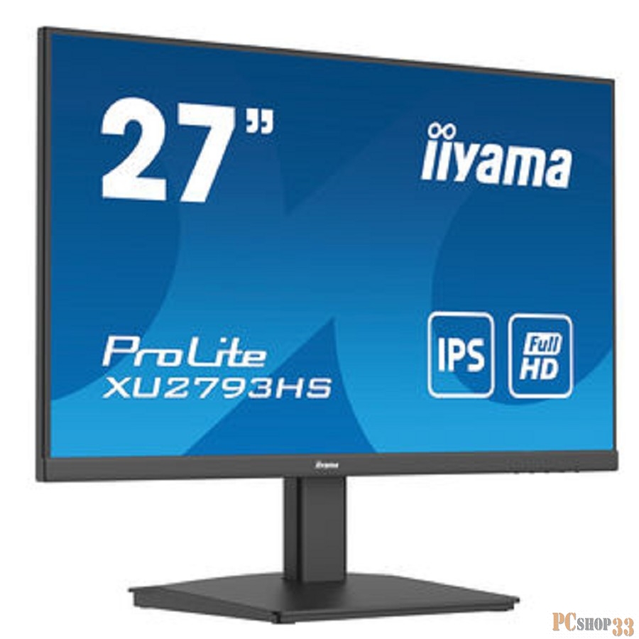 Монитор Iiyama 27 ProLite XU2793HS-B5 черный IPS LED 16:9 HDMI M/M матовая 300cd 178гр/178гр 1920x1080 75Hz FreeSync DP FHD 4.6кг