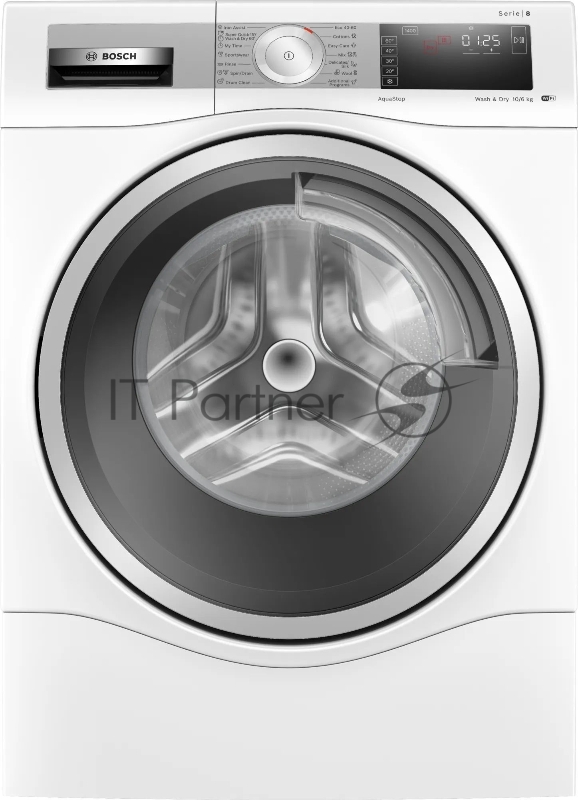 Стиральная машина Bosch Serie 6 WDU8H542EU пан.англ. класс: A загр.фронтальная макс.:10кг (с сушкой) белый