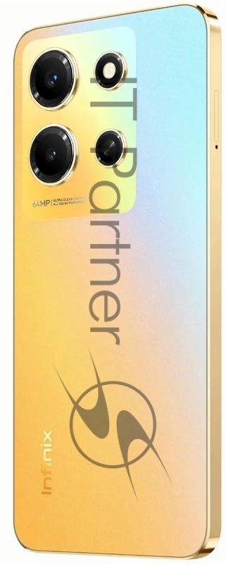 Смартфон Infinix X6716 Note 30i 128Gb 8Gb золотой моноблок 3G 4G 2Sim 6.66 1080x2400 Android 13 64Mpix 802.11 a/b/g/n/ac NFC GPS GSM900/1800 GSM1900 TouchSc FM microSD