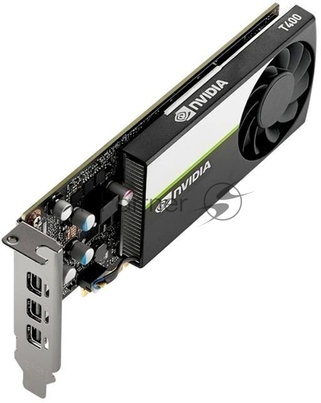 Видеокарта VGA PNY NVIDIA T400, 4GB GDDR6/64 bit, PCI Express 3.0 x16 (VCNT400-4GB-BLK-1)