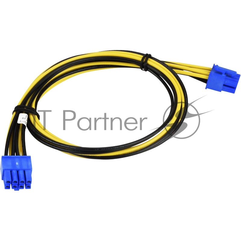 Кабель GPU,2x4F/CPU to 2x4F/CPU,P4.2, 50CM,16AWG,10A/pin, -40~105C